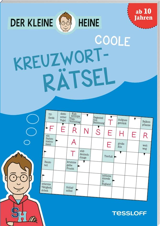 Der kleine Heine. Coole Kreuzworträtsel: Knifflige Rätsel für Kinder ab 10 Jahren