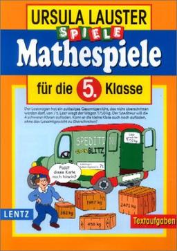 Mathespiele, neue Rechtschreibung, Für die 5. Klasse, Textaufgaben