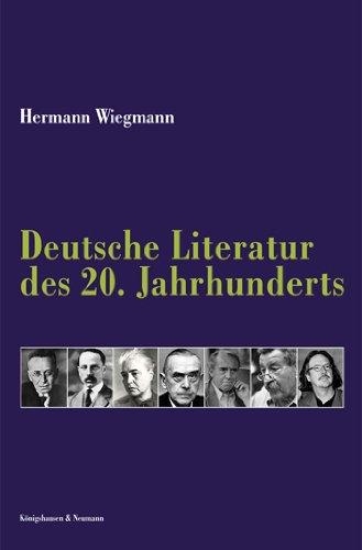 Die deutsche Literatur des 20. Jahrhunderts