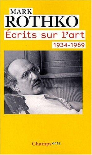 Ecrits sur l'art : 1934-1969