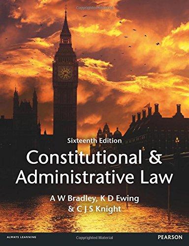 Constitutional & Administrative Law