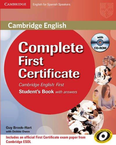 Complete First Certificate for Spanish Speakers Student's Book with answers with CD-ROM