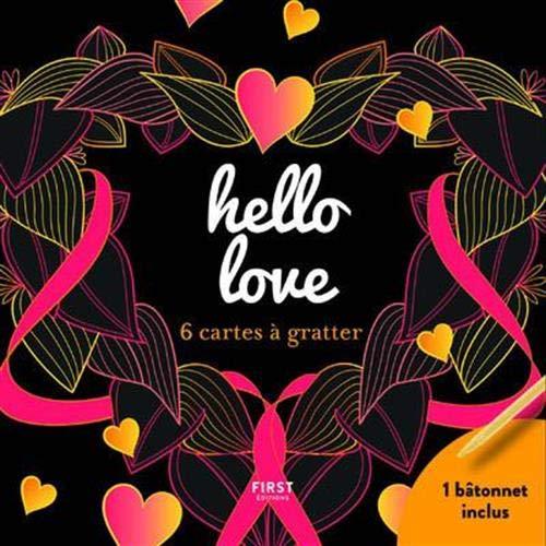 Hello love : 6 cartes à gratter