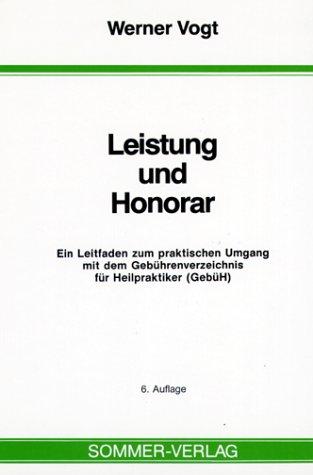 Leistung und Honorar