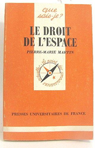 Le droit de l'espace