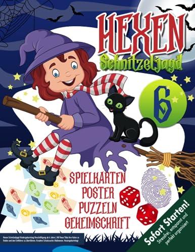 Hexen Schnitzeljagd Kindergeburtstag Beschäftigung ab 6 Jahren: Hilf Hexe Tilda ihre Katze zu finden und den Entführer zu überführen. Kreative ... Hexengeburtstag) (Bravo Schatzsuche)