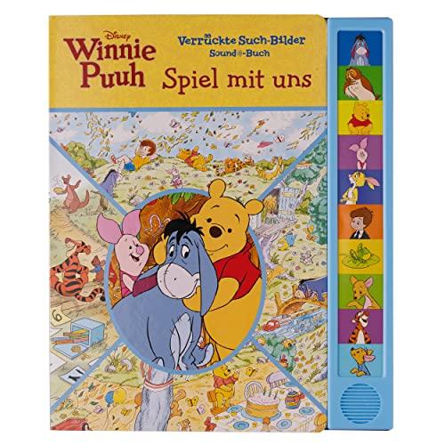 Disney Winnie Puuh - Spiel mit uns - Pappbilderbuch mit 7 Wimmelbildern und 10 Sounds