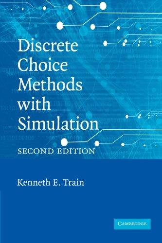 Discrete Choice Methods with Simulation