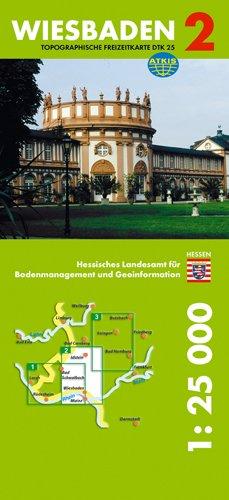 Topographische Sonderkarten Hessen (amtlich) - 1:25000 (TF 25). Sonderblattschnitte auf der Grundlage der Topographischen Karte 1:25000 mit ... Freizeitkarte DTK 25/1:25000: Bl. 2