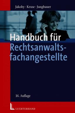 Handbuch für Rechtsanwaltsfachangestellte