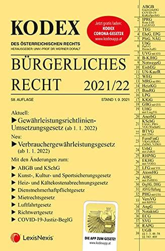 KODEX Bürgerliches Recht 2021/22 - inkl. App