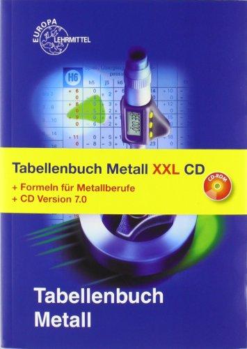 Tabellenbuch Metall XXL. Das Medienpaket: Tabellenbuch, Formelsammlung und CD