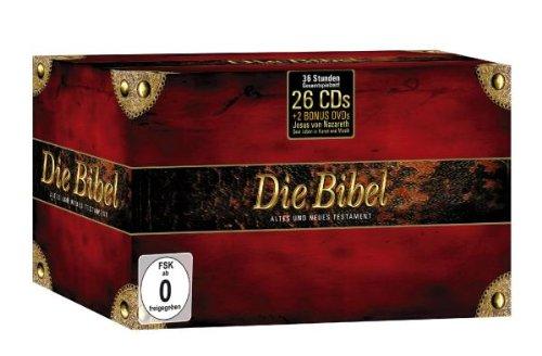 Die Bibel: Altes und neues Testament. 25 CDs + 2 Musik-DVDS