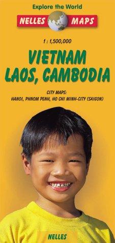 Nelles Maps, Vietnam, Laos, Cambodia