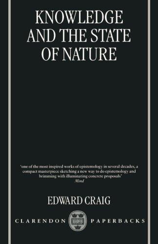 Knowledge and the State of Nature: An Essay in Conceptual Synthesis