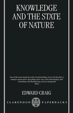 Knowledge and the State of Nature: An Essay in Conceptual Synthesis