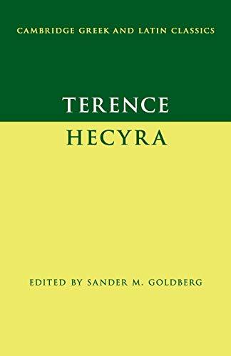 Terence: Hecyra (Cambridge Greek and Latin Classics)