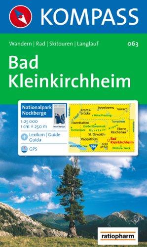 Bad Kleinkirchheim, Nationalpark Nockberge: Wander-, Bike-, Langlauf- und Skitourenkarte. GPS-genau. 1:25.000