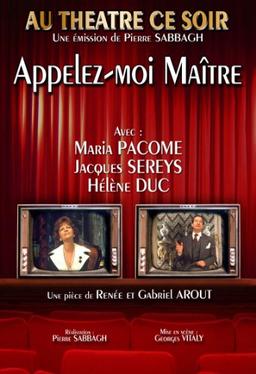 Au théâtre ce soir : Appelez-moi maître [FR Import]