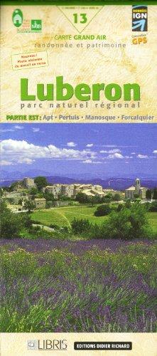 Libris Wanderkarte 13. Luberon East - Apt - Pertuis - Manosque - Forcalquier 1 : 40 000