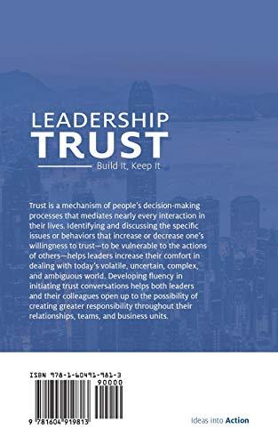 Leadership Trust: Build It, Keep It