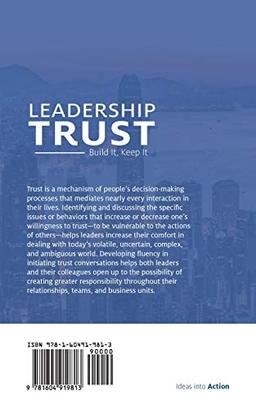 Leadership Trust: Build It, Keep It