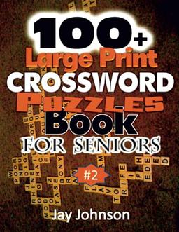 100+ Large Print Crossword Puzzle Book for Seniors