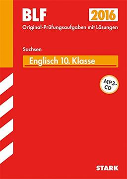 Besondere Leistungsfeststellung Gymnasium Englisch 10. Klasse Sachsen mit MP3-CD