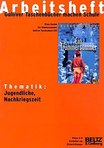 Ein Trümmersommer - Arbeitsheft