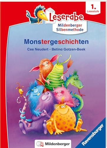 Monstergeschichten - lesen lernen mit dem Leseraben - Erstlesebuch - Kinderbuch ab 6 Jahren mit Silbengeschichten zum Lesenlernen (Leserabe 1. Klasse mit Mildenberger Silbenmethode)