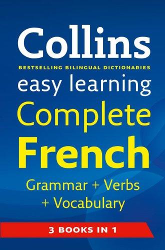 Easy Learning French Grammar, Verbs and Vocabulary (3 Books (Collins Easy Learning French)