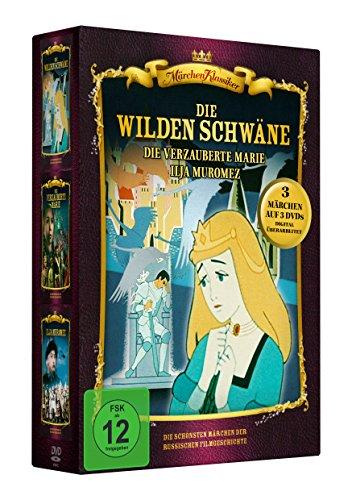 Märchen-Box 5 (Die wilden Schwäne - Die verzauberte Marie - Ilja Muromez) 3 DVDs