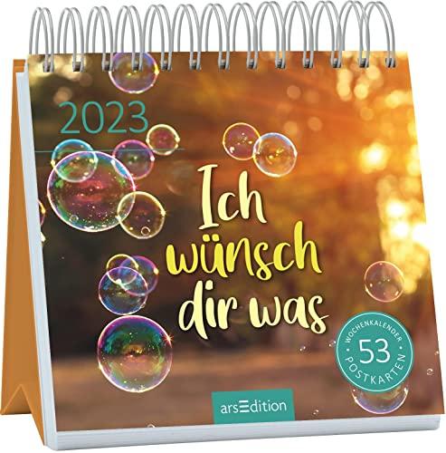 Postkartenkalender Ich wünsch dir was 2023: Wochenkalender 2023, 53 Postkarten für inspirierende Momente