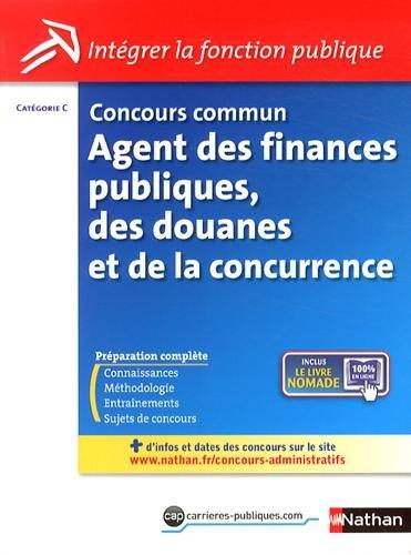 Concours commun agent des finances publiques, des douanes, et de la concurrence : catégorie C