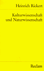 Kulturwissenschaft und Naturwissenschaft