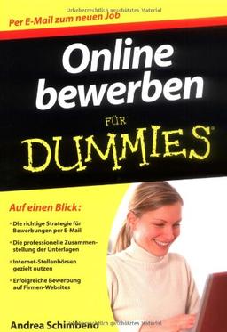 Online bewerben für Dummies