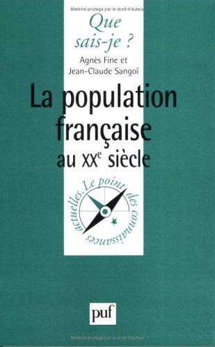 La population française au XXe siècle