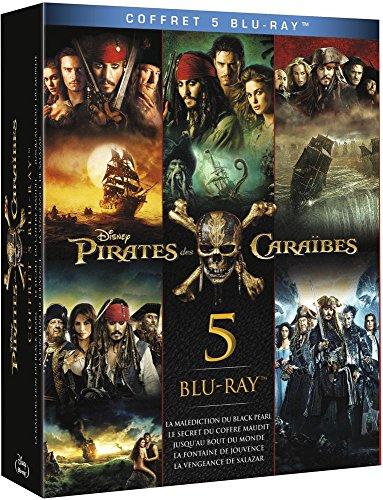 Coffret pirates des caraïbes 1 à 5 [Blu-ray] [FR Import]