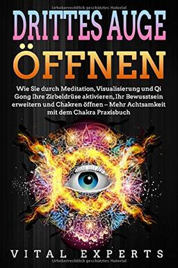 DRITTES AUGE ÖFFNEN: Wie Sie durch Meditation, Visualisierung und Qi Gong Ihre Zirbeldrüse aktivieren, Ihr Bewusstsein erweitern und Chakren öffnen - Mehr Achtsamkeit mit dem Chakra Praxisbuch