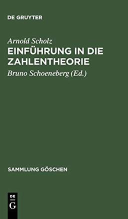 Einführung in die Zahlentheorie (Sammlung Göschen, 1131, Band 1131)