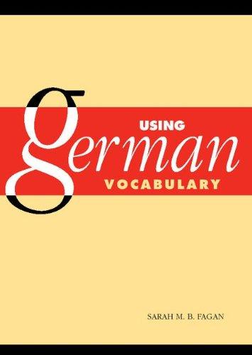 Using German Vocabulary