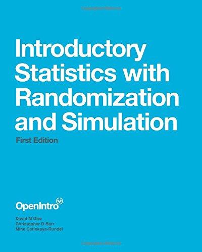 Introductory Statistics with Randomization and Simulation