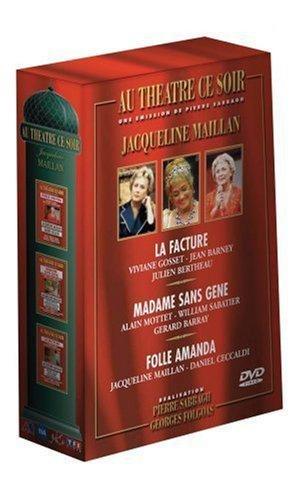 Coffret Jacqueline Maillan 3 DVD : Folle Amanda / Madame Sans-gêne / La Facture [FR Import]