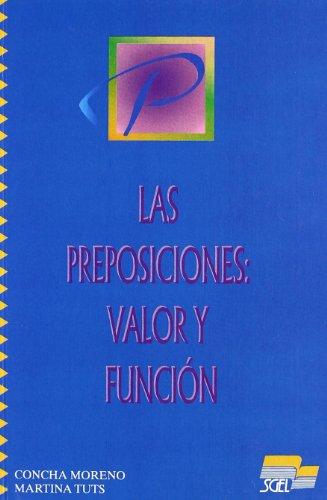 Preposiciones, valor y función