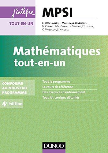 Mathématiques tout-en-un MPSI