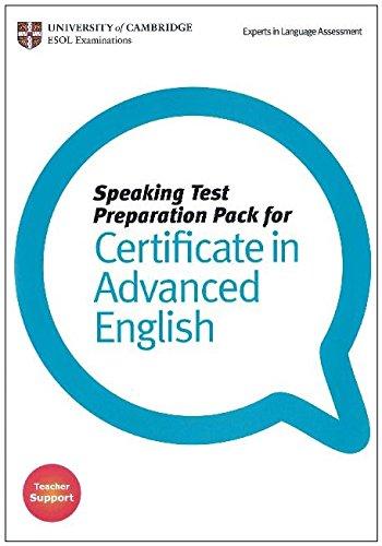 Speaking Test Preparation Pack for Cae Paperback with DVD