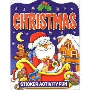 Weihnachts-Sticker Activity Fun Book