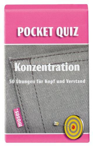 Konzentration. Pocket Quiz: 50 Übungen für Kopf und Verstand