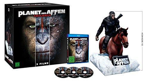 Planet der Affen Trilogie - Special-Edition mit Caesar Figur (exklusiv bei amazon.de) [Blu-ray] [Limited Collector's Edition]