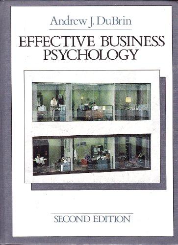 Effective Business Psychology